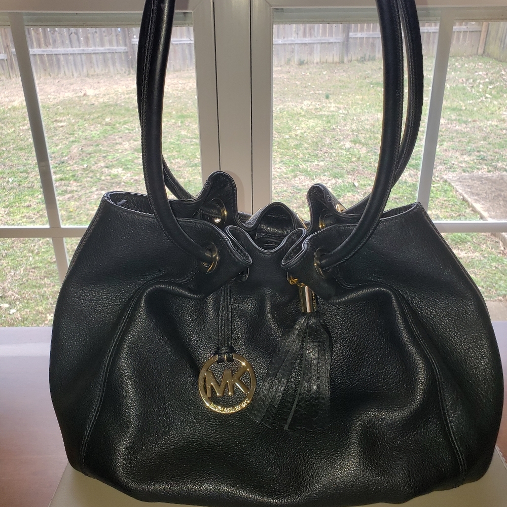 MK leather handbag